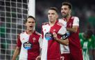 Iago Aspas, protagonista en el Benito Villamarín con sus dos goles