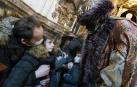 Llegada de los Reyes Magos por el puente del Ebro a Tudela