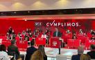 Pedro Sánchez interviene durante el Comité Federal del PSOE