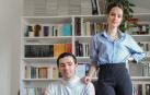 Los jóvenes diseñadores Iker Adalid y Leyre Chordá