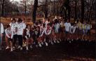 Salida de una carrera de las atletas alevines en 1998
