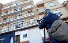 Vista general del edificio donde un hombre de unos 30 años ha sido detenido en la localidad valenciana de Meliana tras apuñalar presuntamente a su padre