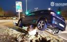 Uno de los accidentes ocurridos el fin de semana en Pamplona
