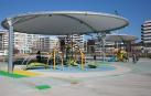Las plazas de Ezcaba en Txantrea y de Maravillas Lanberto en Lezkairu disfrutan ya de sus zonas de juegos infantiles cubiertas
