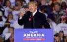 Trump, durante su intervención de este sábado