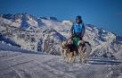 La alpinista tolosana Edurne Pasaban debutó con un trineo tirado por 6 perros. Acabó octava