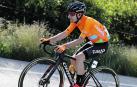 El navarro Asier Etxeberria, este sábado en la Vuelta a Valencia