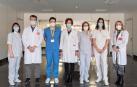 Parte del equipo que trabaja en la consulta de enfermedades minoritarias del Hospital Universitario de Navarra: Esther Ordoñez, Sergio Aguilera, Diego Peñafiel, Elena Aznal, Silvia Barace, Berta Ortigosa, Patricia Fanlo