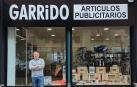 Ángel Garrido, en el nuevo establecimiento de la calle Monasterio de Irache