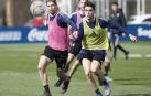 Osasuna continúa preparando el partido del próximo domingo ante el F. C. Barcelona