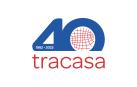 Logo conmemorativo de los 40 años de Tracasa (1982-2022).