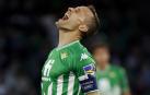 El centrocampista del Betis, Sergio Canales, durante el encuentro