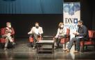 Un momento del debate. De izda a dcha Yolanda Martínez; Juan Carlos Castillo; Dolores Chueca y Gerardo Echeverría