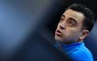 Xavi Hernández, entrenador del Barcelona, en la rueda de prensa de este sábado