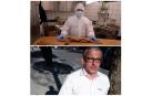 El tanatopractor y funerario José Antonio Goñi, en Tanatorios Irache, en 2020 y en 2022