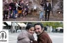 Maria Dolores y Miguel, casados en Eunate en otoño de 2020, protagonizan una de las historias contadas por Iván Benítez en sus reportajes sobre los dos años de la pandemia