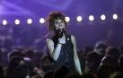 Zaz, durante su concierto en Baluarte./