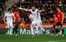 Imagen de la celebración del gol de Benzema