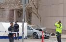 El ocupante de un coche ha disparado contra el de otro esta tarde en la plaza de Alsacia de Madrid