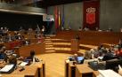 La consejera Itziar Gómez defendió en el pleno la ley de Cambio Climático y Transición Energética