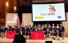 Delegación navarra que participa en Madrid en Spainskills