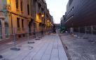 Aspecto de la calle hace unos días, en plena materialización de las obras