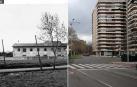 Antes y después de la calle Fuente del Hierro. En la parte inferior de la noticia puedes interactuar con las imágenes para descubrir cómo ha cambiado