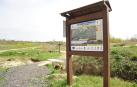 Un tramo del camino fluvial, a su inicio por el término municipal de Santacara