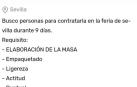 Oferta de empleo en Sevilla