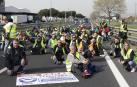 Transportistas autónomos vuelven a cortar la Ronda Litoral de Barcelona