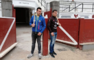 Iker Vicente y Mikel Larrañaga han presentado el desafío este martes al mediodía en Tolosa