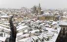 Nevada en Pamplona.