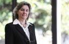 La bióloga María Borrozpe, este viernes 1 de abril en Baluarte, donde participó en el XI Congreso nacional de lactancia materna