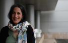 Susana Berrueco Martínez, experta en mindfulness y que imparte talleres de formación, minutos antes de la entrevista