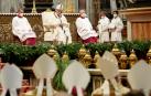 El Papa Francisco, durante la misa crismal de Jueves Santo