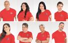 Kiko Matamoros, Desirée Rodríguez, Ainhoa Cantalapiedra, Ignacio de Borbón. Abajo, Anabel Pantoja, Juan Cruz, Charo Vega y Nacho Palau