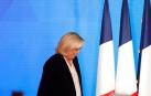 La ultraderechista Marine Le Pen admitió este domingo su derrota frente al liberal Enmanuel Macron