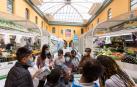 Los alumnos buscaron pistas por el Mercado del Ensanche