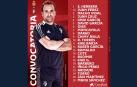 Convocatoria del C.A. Osasuna para el partido de este domingo frente al R.C.D. Espanyol