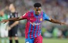 Ansu Fati celebra su gol ante el Betis