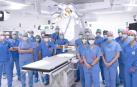 Equipo quirúrgico del Hospital Universitario de Navarra que intervendrá en el nuevo quirófano híbrido