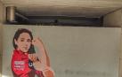 Mural de LKN dedicado a Mai Garde