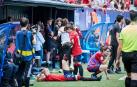 Imágeens de la victoria de Osasuna Femenino contra el Espanyol (2-0) en el encuentro disputado el domingo, 15 de mayo, en el estadio de El Sadar