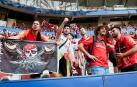 Aficionados del Mallorca en El Sadar
