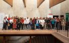 Fotografía de grupo en el palaciodff enl  Condestable, que acogió la jornada