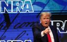 El expresidente de EE.UU. Donald Trump, durante su intervención en la convención anual de la Asociación Nacional del Rifle (NRA, en inglés)