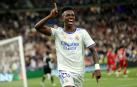 Vinicius celebra el primer gol