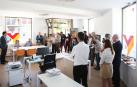 Participantes en la jornada de adhesión al programa ELENA que se celebró en las nuevas oficinas de NASUVINSA de Tafalla