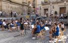 La orquesta de cuerda de la Escuela-Conservatorio actuó en la plaza Vieja