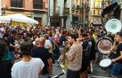 Vídeo con swing en el Casco Viejo de Pamplona en la escalerica sanferminera